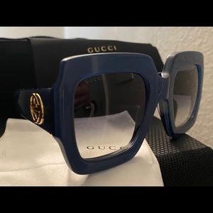 Gucci AUTHENTIC sunglasses (Blue Acetate)